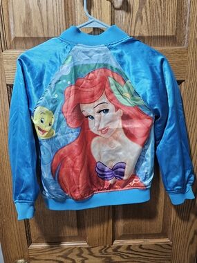 Disney The Little Mermaid Ariel Satin Bomber Jacket